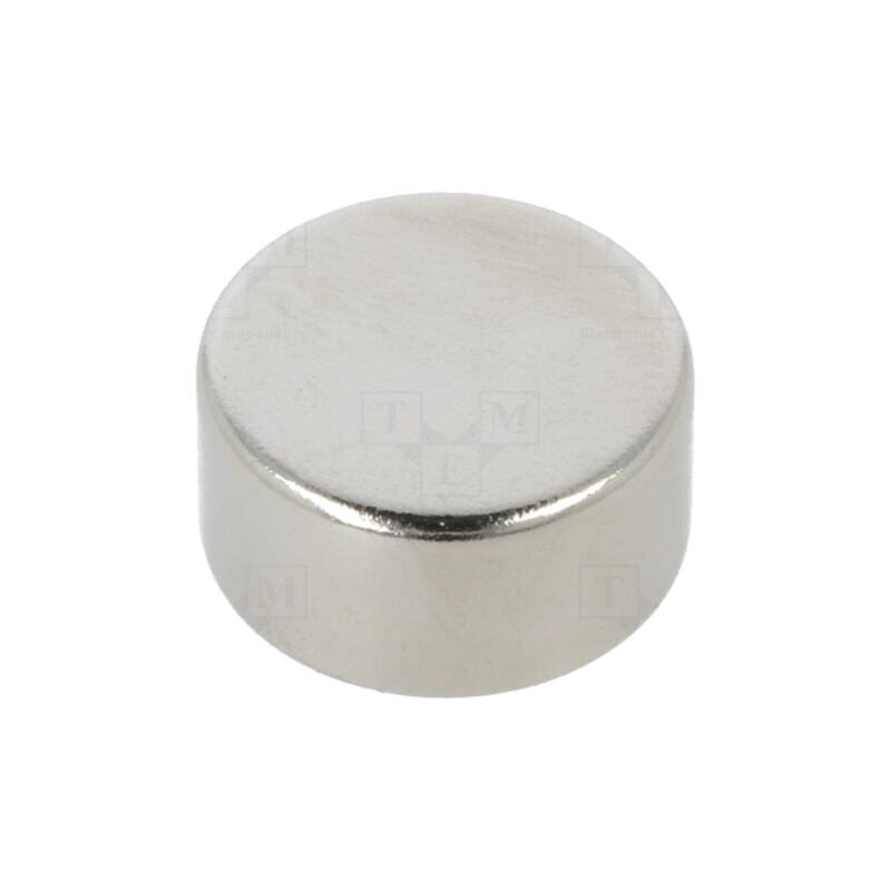 Magnet: fix; neodim; 33N; Ø: 12mm; H: 6mm