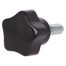 Buton de reglare; Ø: 25mm; Filet ext: M6; 20mm; H: 21mm; VC.192-P