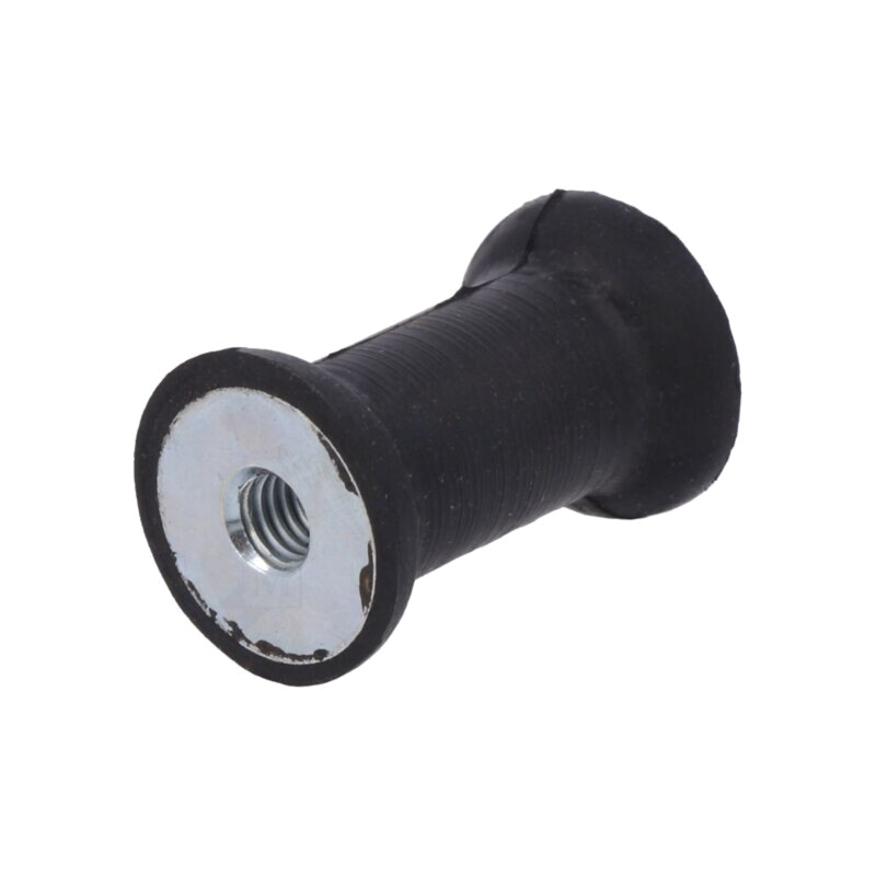 Atenuator de vibraţii; M6; Ø: 25mm; gumă; Lung: 20mm; H: 6mm; 767N