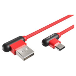Cablu; USB 2.0; USB A mufă în unghi,USB C mufă în unghi; 1m