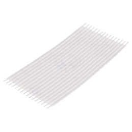 Conector: cablu jumper flexibil; P.cablu-bandă: 2,54mm; L: 76,2mm