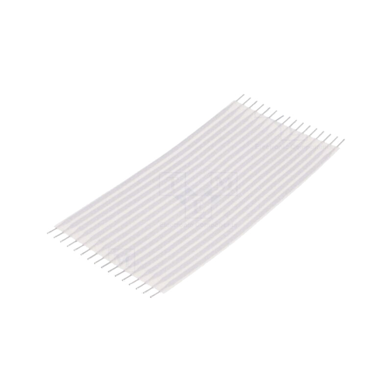 Conector: cablu jumper flexibil; P.cablu-bandă: 2,54mm; L: 76,2mm