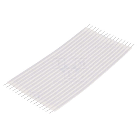 Conector: cablu jumper flexibil; P.cablu-bandă: 2,54mm; L: 76,2mm