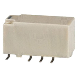 Releu: electromagnetic; DPDT; Ubobină: 12VDC; Icontacte max: 2A