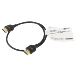Cablu; HDMI mufă,din ambele părţi; 0,5m; negru; Fire: CCS
