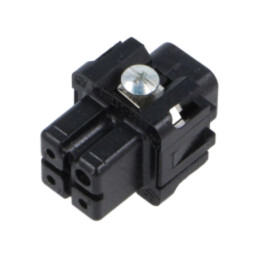 Conector: HDC; inserturi de contact; mamă; CK; PIN: 3; 10A; 600V