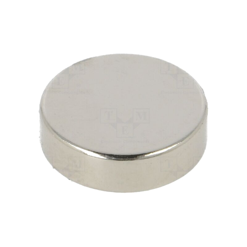 Magnet: fix; neodim; 30N; Ø: 14mm; H: 4mm