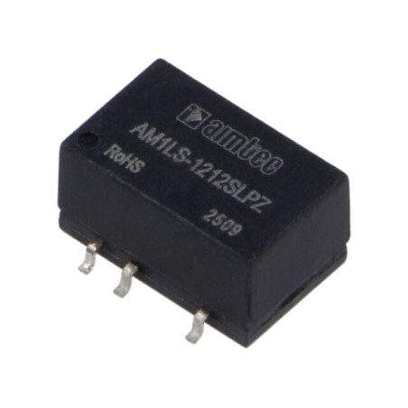 Convertor: DC/DC; 1W; Uintr: 10,8÷13,2VDC; Uieş: 12VDC; Iintr: 99mA