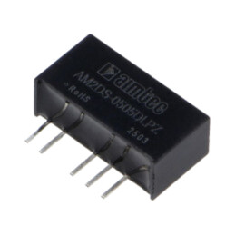 Convertor: DC/DC; 2W; Uintr: 4,5÷5,5VDC; Uieş: 5VDC; Uieş2: -5VDC