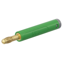 Conector: banană 4mm; mufă; 32A; 30VAC; 60VDC; verde; neizolat