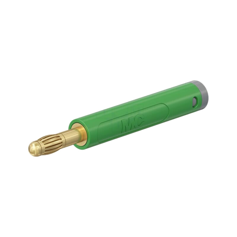 Conector: banană 4mm; mufă; 32A; 30VAC; 60VDC; verde; neizolat