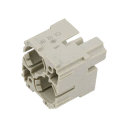 Conector: HDC; inserturi de contact; mamă; 50V; UL94V-0; Module: 2