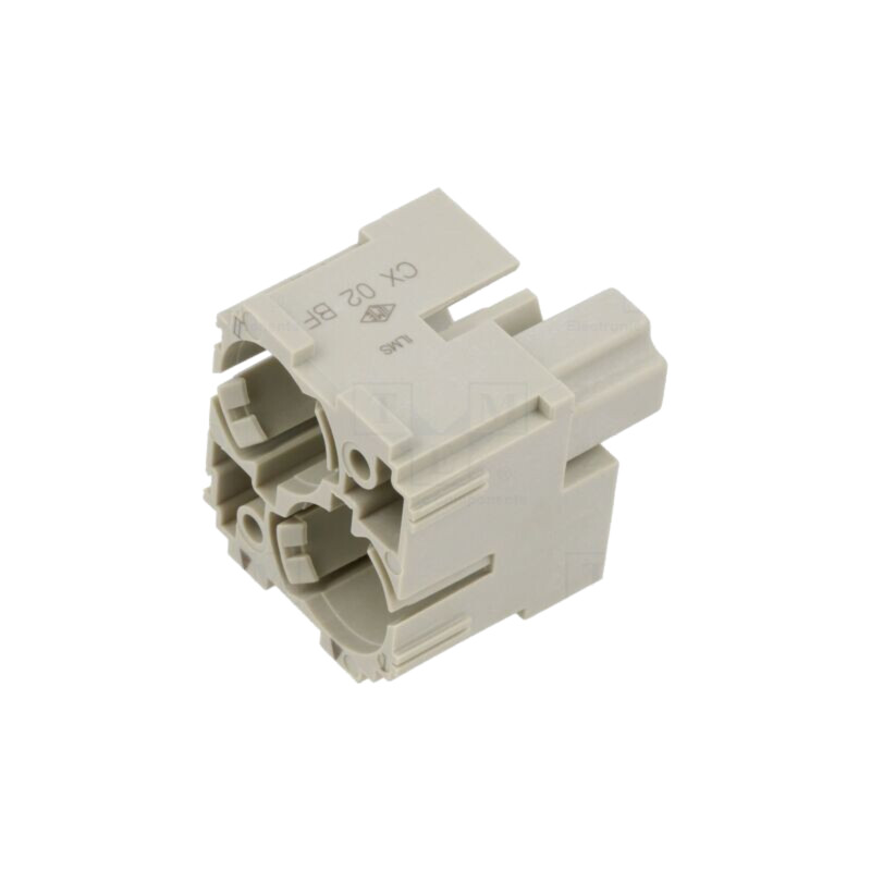 Conector: HDC; inserturi de contact; mamă; 50V; UL94V-0; Module: 2