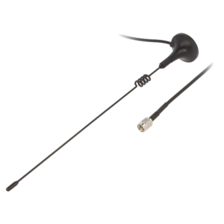 Antenă; GSM; 2dBi; verticală; magnet; 50Ω; 880÷960MHz,1710÷1990MHz