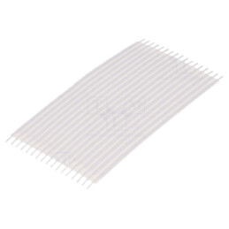 Conector: cablu jumper flexibil; P.cablu-bandă: 2,54mm; L: 76,2mm