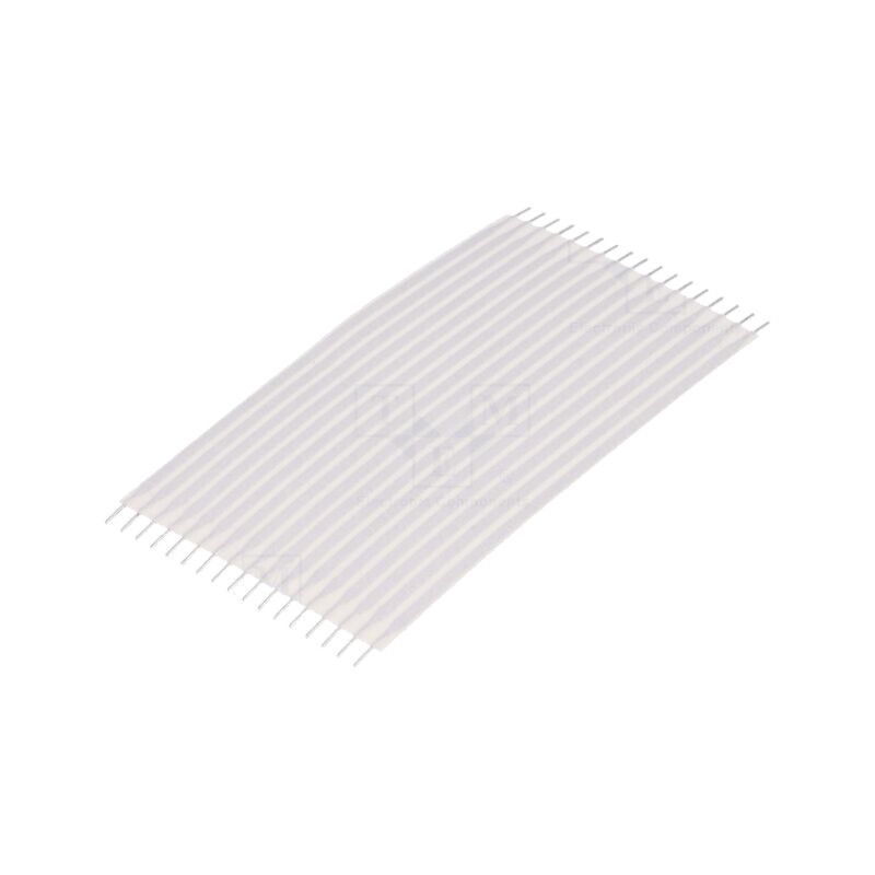 Conector: cablu jumper flexibil; P.cablu-bandă: 2,54mm; L: 76,2mm