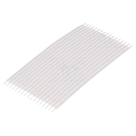 Conector: cablu jumper flexibil; P.cablu-bandă: 2,54mm; L: 76,2mm