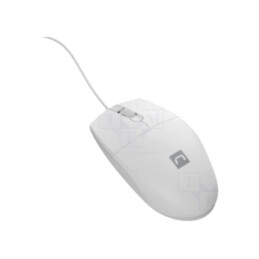 Mouse; albă; USB A; optic,cu cablu; Caracteristici: PnP; 1,5m