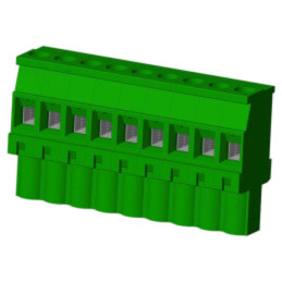 Conector: regletă de conexiuni deconectabilă; mufă; mamă; TS; 15A