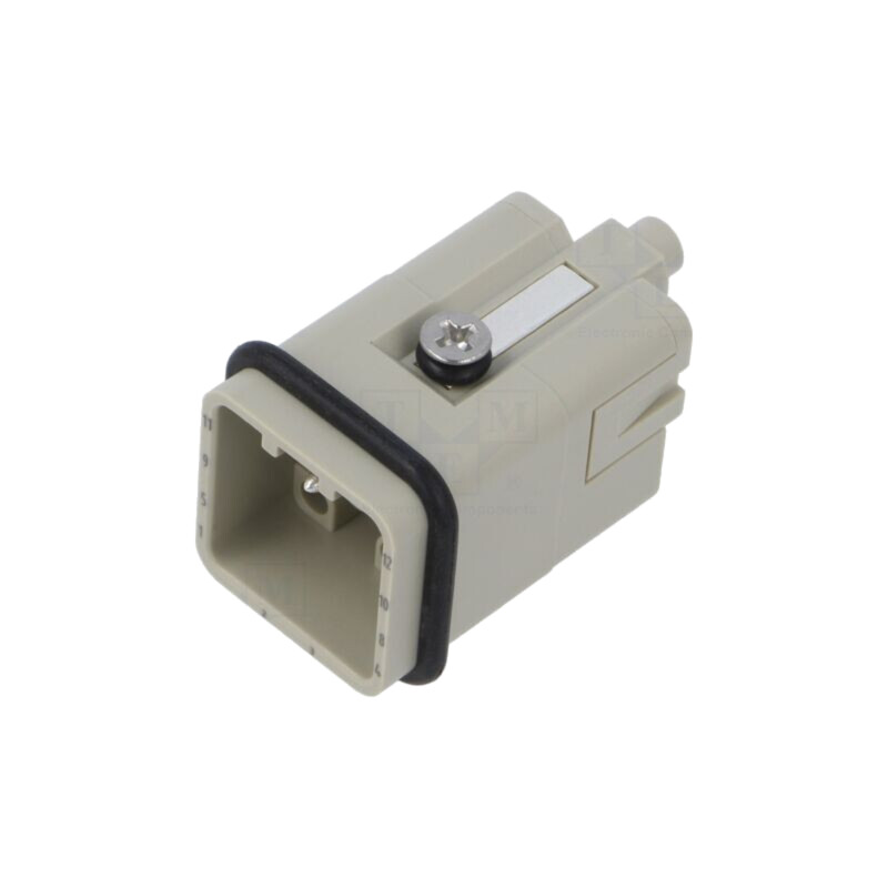 Conector: HDC; inserturi de contact; tată; EPIC H-Q; PIN: 12; 10A Conector: HDC; inserturi de contact; tată; EPIC H-Q; PIN: 12; 10A