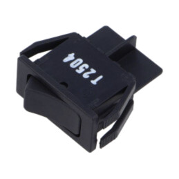 ROCKER; SPST; Poz: 2; ON-OFF; 20A/250VAC; neagră; IP40; fără; 100mΩ