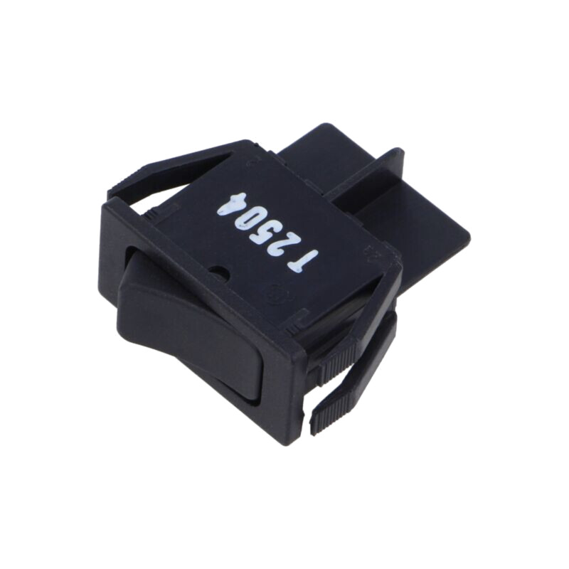 ROCKER; SPST; Poz: 2; ON-OFF; 20A/250VAC; neagră; IP40; fără; 100mΩ