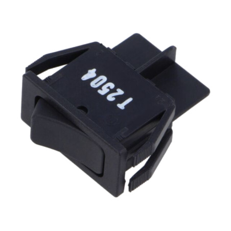 ROCKER; SPST; Poz: 2; ON-OFF; 20A/250VAC; neagră; IP40; fără; 100mΩ