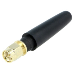 Antenă; RF; 2dBi; lineare; cu înşurubare,verticală; 50Ω; Ø: 10,5mm
