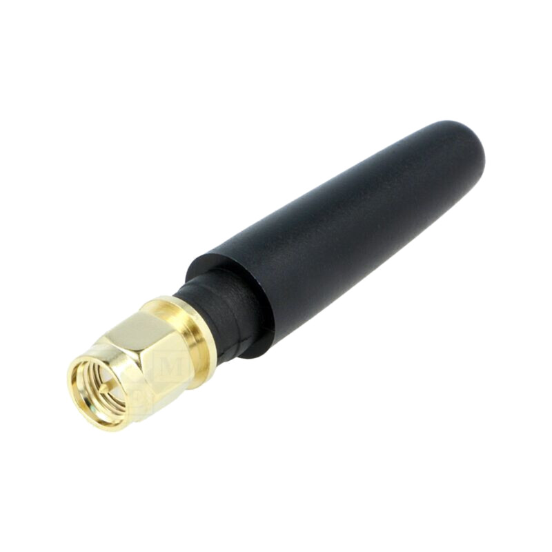 Antenă; RF; 2dBi; lineare; cu înşurubare,verticală; 50Ω; Ø: 10,5mm