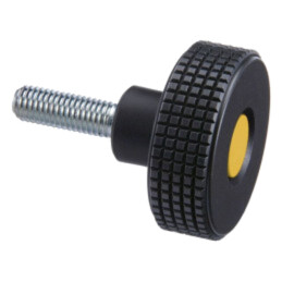 Buton de reglare; Ø: 31mm; Filet ext: M5; 40mm; H: 24mm; MBT-P