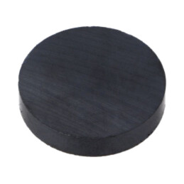 Magnet: fix; ferită (metal greu); 11N; Ø: 30,5mm; H: 6mm