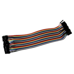 Cablu de conectare; diferite culori; 40buc; 170mm; cabluri bandă