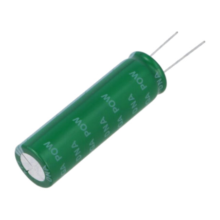 Supercondensator; THT; 100F; 2,7VDC; ±20%; Dim.corp: Ø18x60mm; EDLC