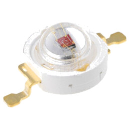 LED putere; ambră; EMITER; 120°; 350mA; 585÷590nm; 23,3÷30lm; 1W