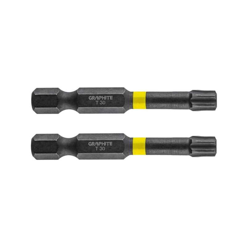 Capăt de şurubelniţă; Torx®; TX30; Lung.tot: 50mm; 2buc; cu impact