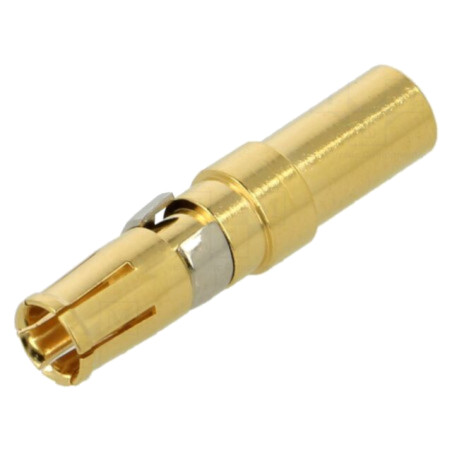 Pin; mamă; aliaj cupru; aurit; 12AWG÷10AWG; crimpat; pe cablu; 30A
