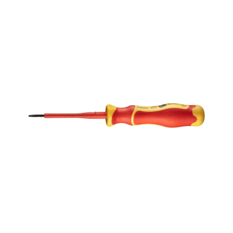 Şurubelniţă; izolată,slim; plată; 2,5x0,4mm; Lung.lamă: 75mm Şurubelniţă; izolată,slim; plată; 2,5x0,4mm; Lung.lamă: 75mm