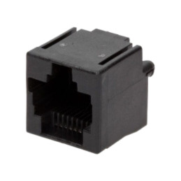 Conector: RJ45; soclu; PIN: 8; 8p8c; THT; drept; 16,51mm