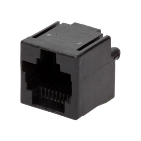 Conector: RJ45; soclu; PIN: 8; 8p8c; THT; drept; 16,51mm