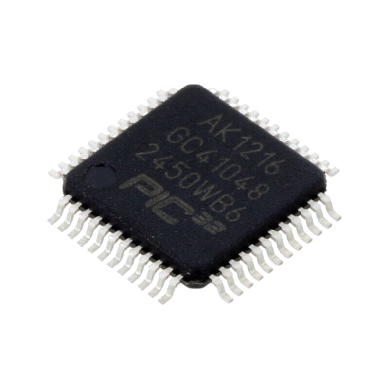 IC: microcontroler PIC; 128kB; 200MHz; 3÷3,6VDC; SMD; TQFP48; tavă