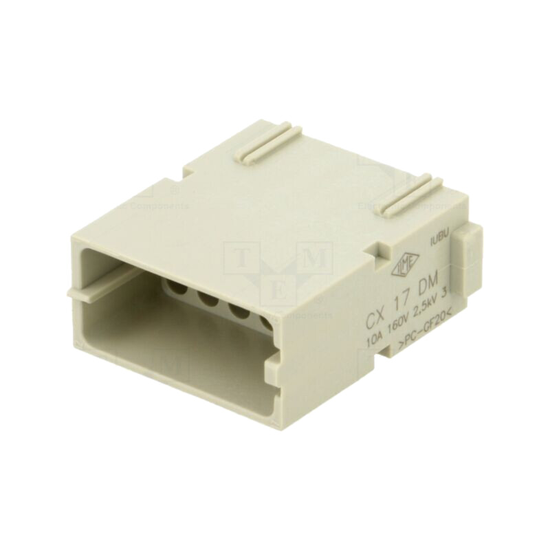 Conector: HDC; inserturi de contact; tată; MIXO; PIN: 17; 10A; 250V