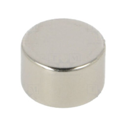 Magnet: fix; neodim; 25N; Ø: 10mm; H: 6mm