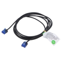 Patch cord; RJ45 mufă,din ambele părţi; U/UTP; 6a; litat; Cu; 2m