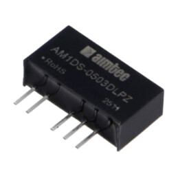 Convertor: DC/DC; 1W; Uintr: 4,5÷5,5VDC; Uieş: 3,3VDC; Iintr: 230mA
