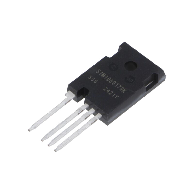 Tranzistor: N-MOSFET; SiC; unipolar; 1,7kV; 3,7A; Idm: 15A; 81W