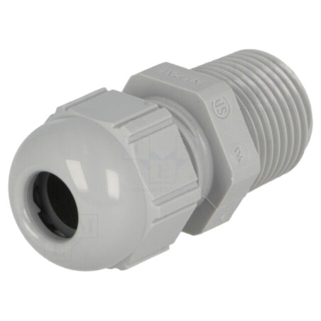 Garnitură de etanşare; NPT3/4"; IP68; poliamidă; gri închis