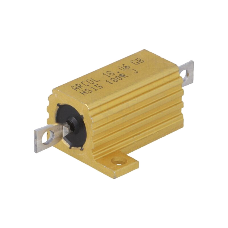 Rezistor: bobinat; cu radiator; înşurubare; 180Ω; 15W; ±5%
