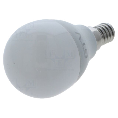 Lampă LED; alb cald; E14; 230VAC; 720lm; 8W; 160°; 3000K