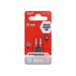 Capăt de şurubelniţă; Torx® cu protecţie; T10H; Lung.tot: 25mm