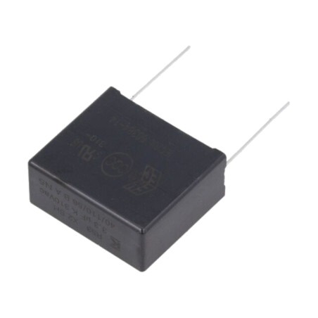 Condensator: cu polipropilenă; X2; R53; 3,3uF; 310VAC; 32x28x14mm